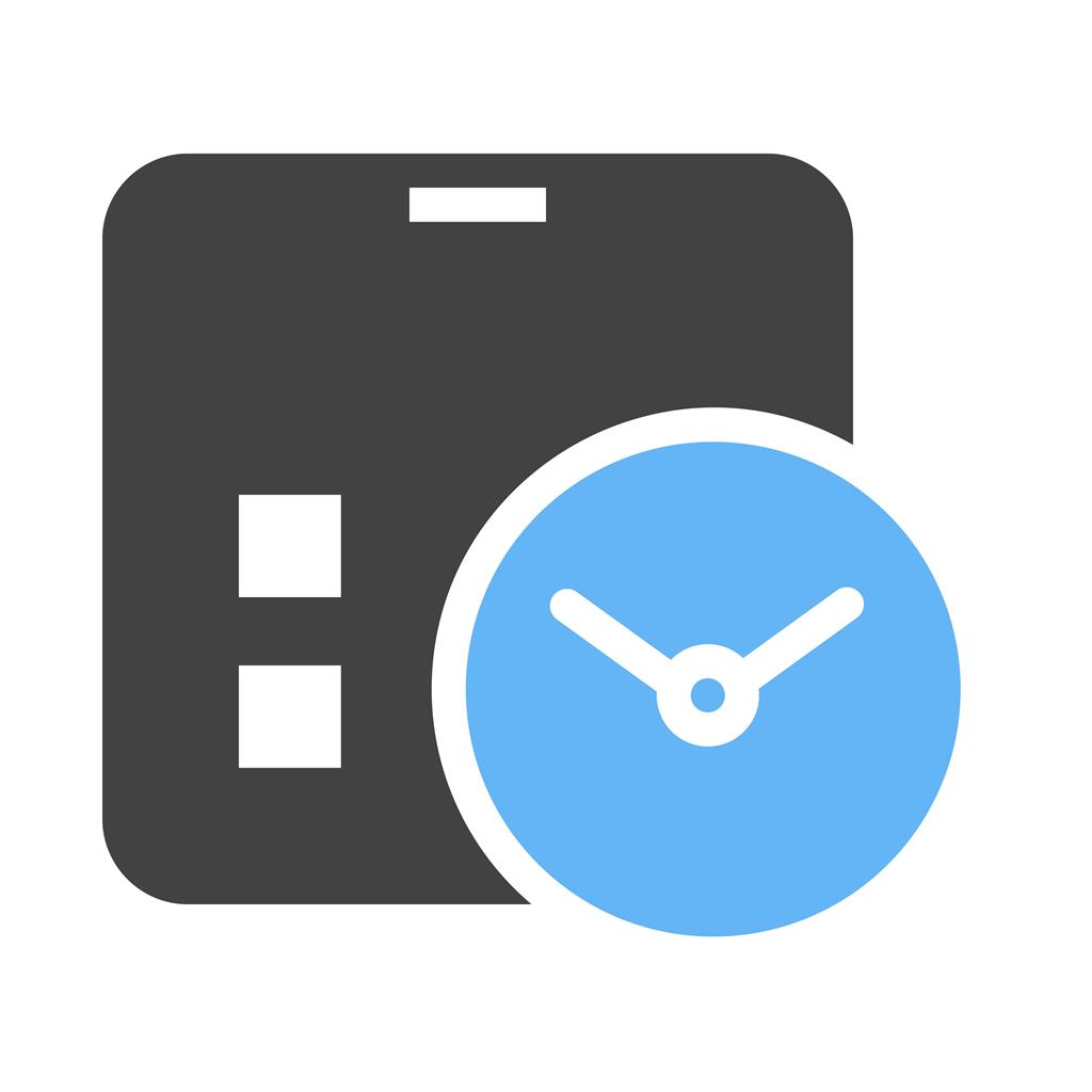 1024x1024 Planning Blue Black Icon