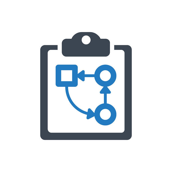 599x600 Business Planning Icon Art Print