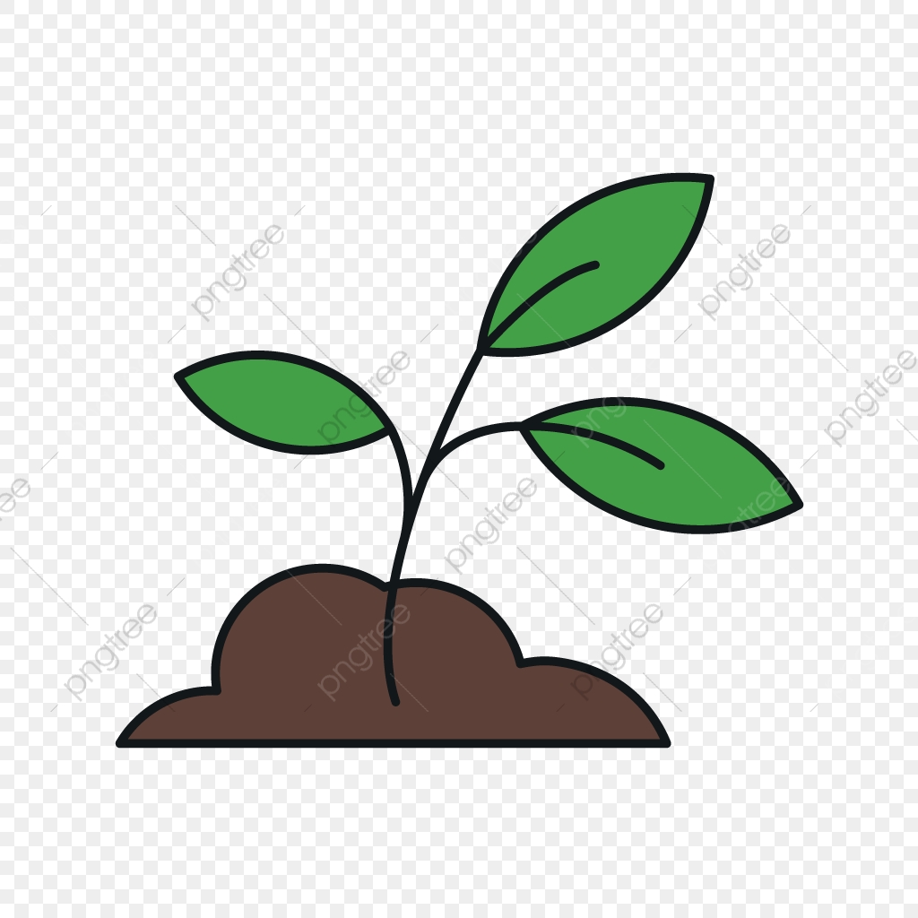 1024x1024 Vector Soil Plant Icon, Soil, Plant, Illustration Png And Vector