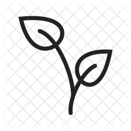 256x256 Growing Plant Icon Of Line Style