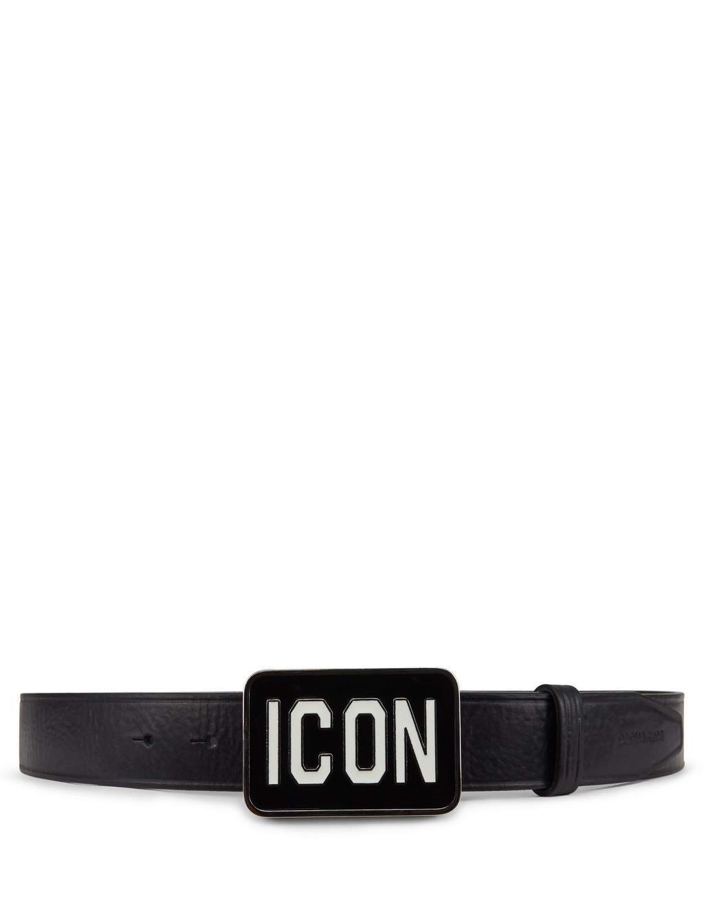 1024x1327 Men's Black Icon Plaque Belt