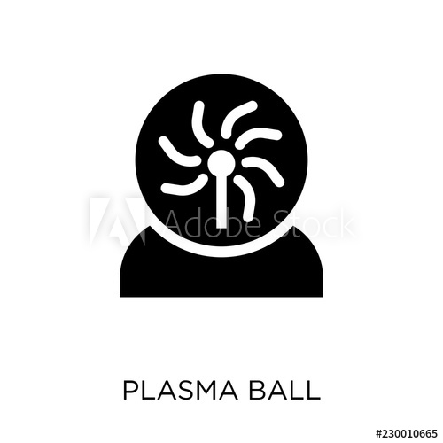 500x500 Plasma Ball Icon Plasma Ball Symbol Design From Science