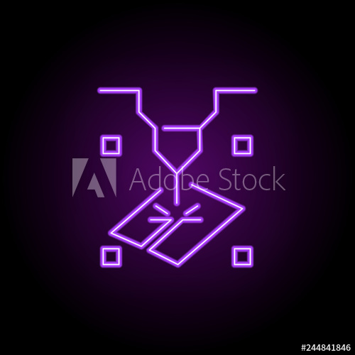500x500 Plasma Icon Elements Of Laser In Neon Style Icons Simple Icon