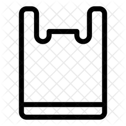 256x256 Plastic Bag Icon Of Line Style