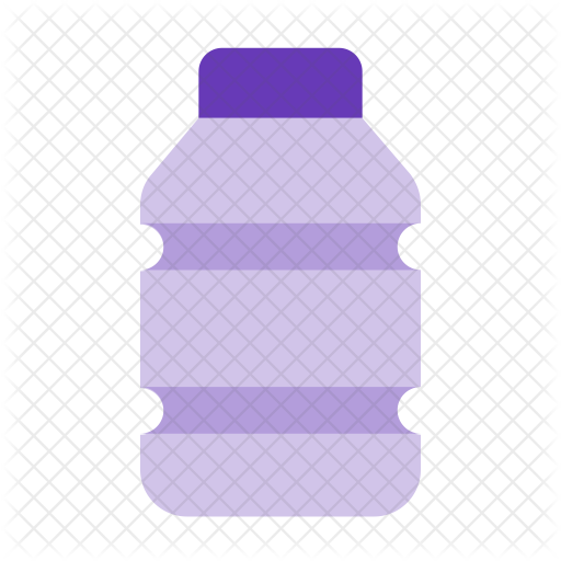 512x512 Plastic Bottle Icon Of Flat Style