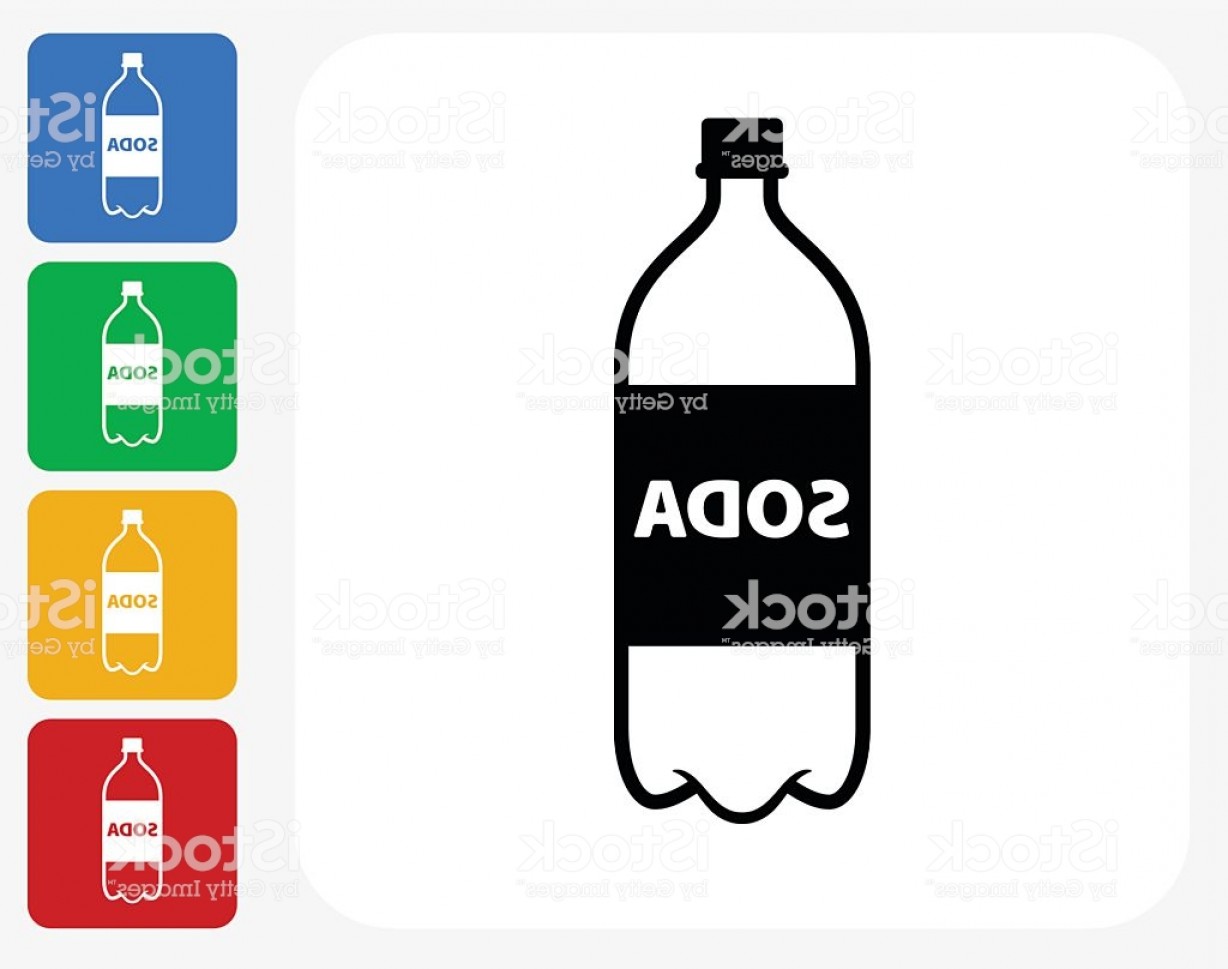 1228x969 Soda Bottle Icon Flat Graphic Design Gm Studiogrfx