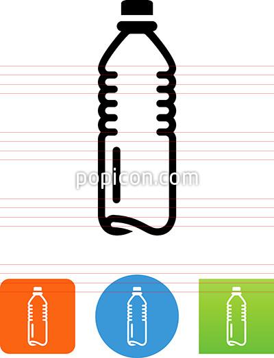 400x523 Clear Plastic Bottle Icon