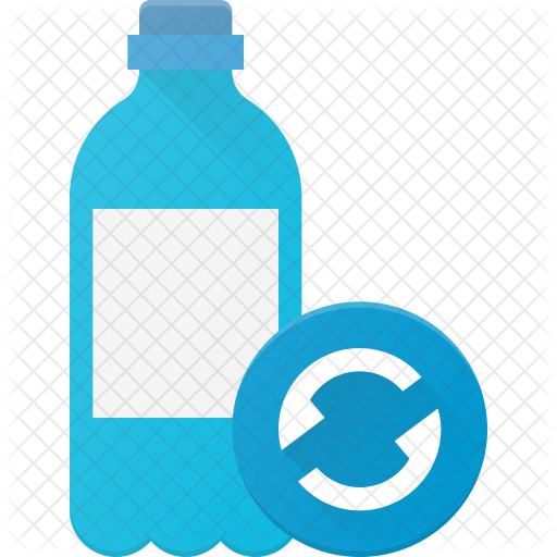 512x512 Recycle Plastic Bottle Icon Of Flat Style
