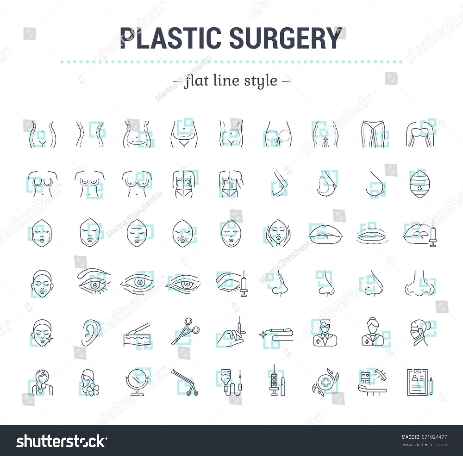Vector Graphic Setns In Flat, Contour,thin, Minimal And Linear 1500x1479 Vector Graphic Setns In Flat, Contour,thin, Minimal And Linear