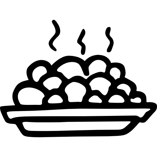 512x512 Hot Peas Full Plate Hand Drawn Food Icons Free Download