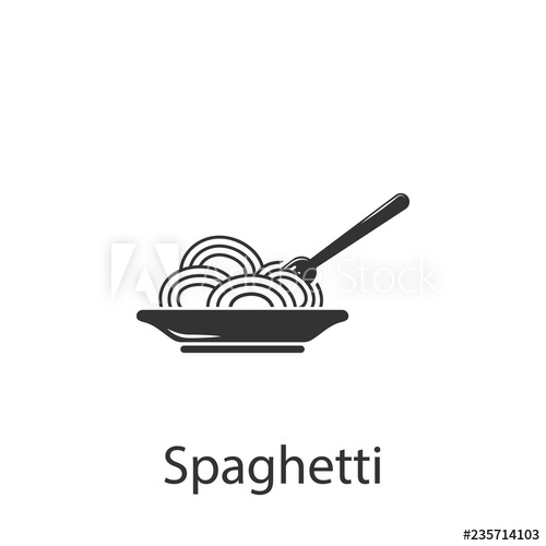 500x500 Spaghetti On A Plate Icon Element Of Drink And Food Icon