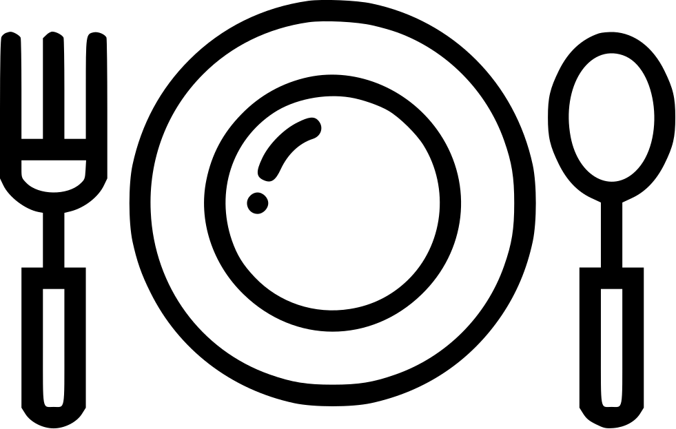 981x623 Dinner Plate Fork Spoon Restaurant Food Eat Png Icon Free