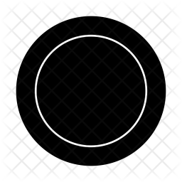 256x256 Plate Icon Of Glyph Style