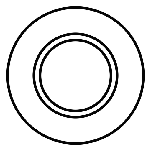 512x512 Dinner Plate Stroke Icon