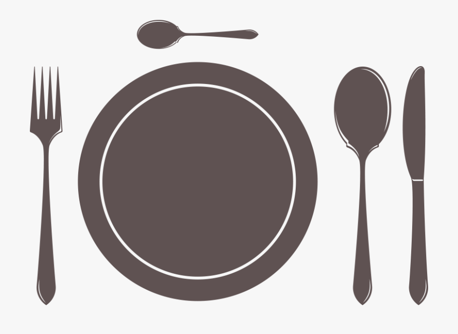 920x672 Fork Knife Png Plate Icon Dark Clipart