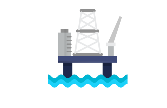 580x375 Oil Platform Icon Graphic