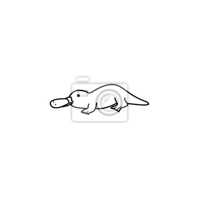 400x400 Platypus Icon Unique Animal Icon Premium Quality Graphic Design