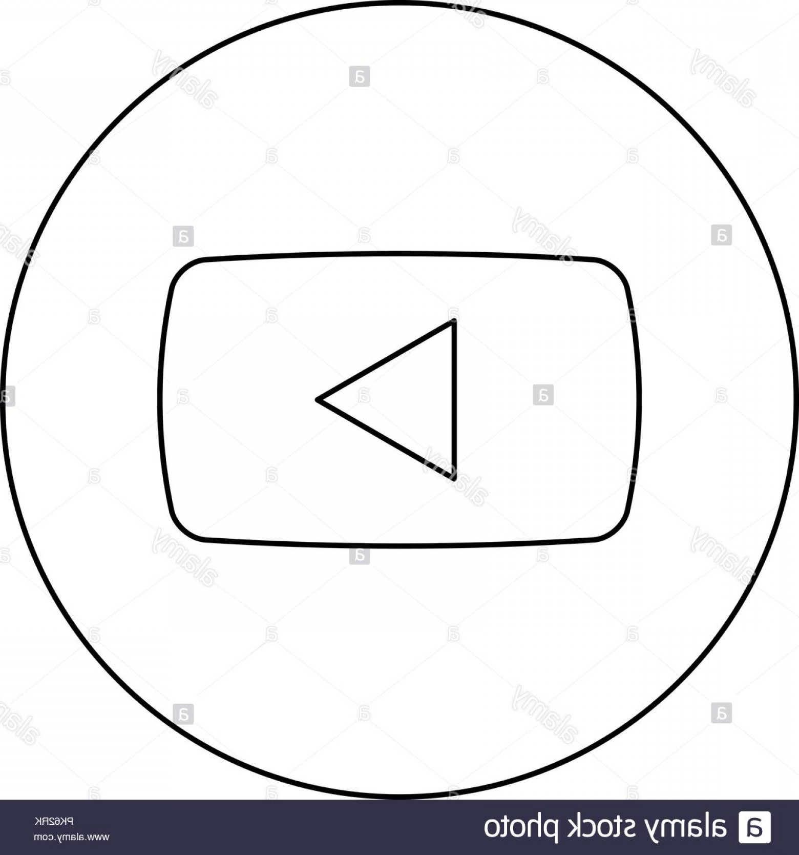 1560x1668 Play Button Icon Black Color In Round Circle Outline Vector
