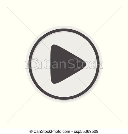 450x470 Play Button Simple Icon White Design Play Button Simple Icon