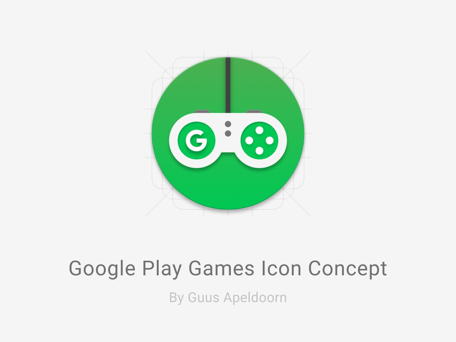 1600x1200 Google Play Games Icon Concept