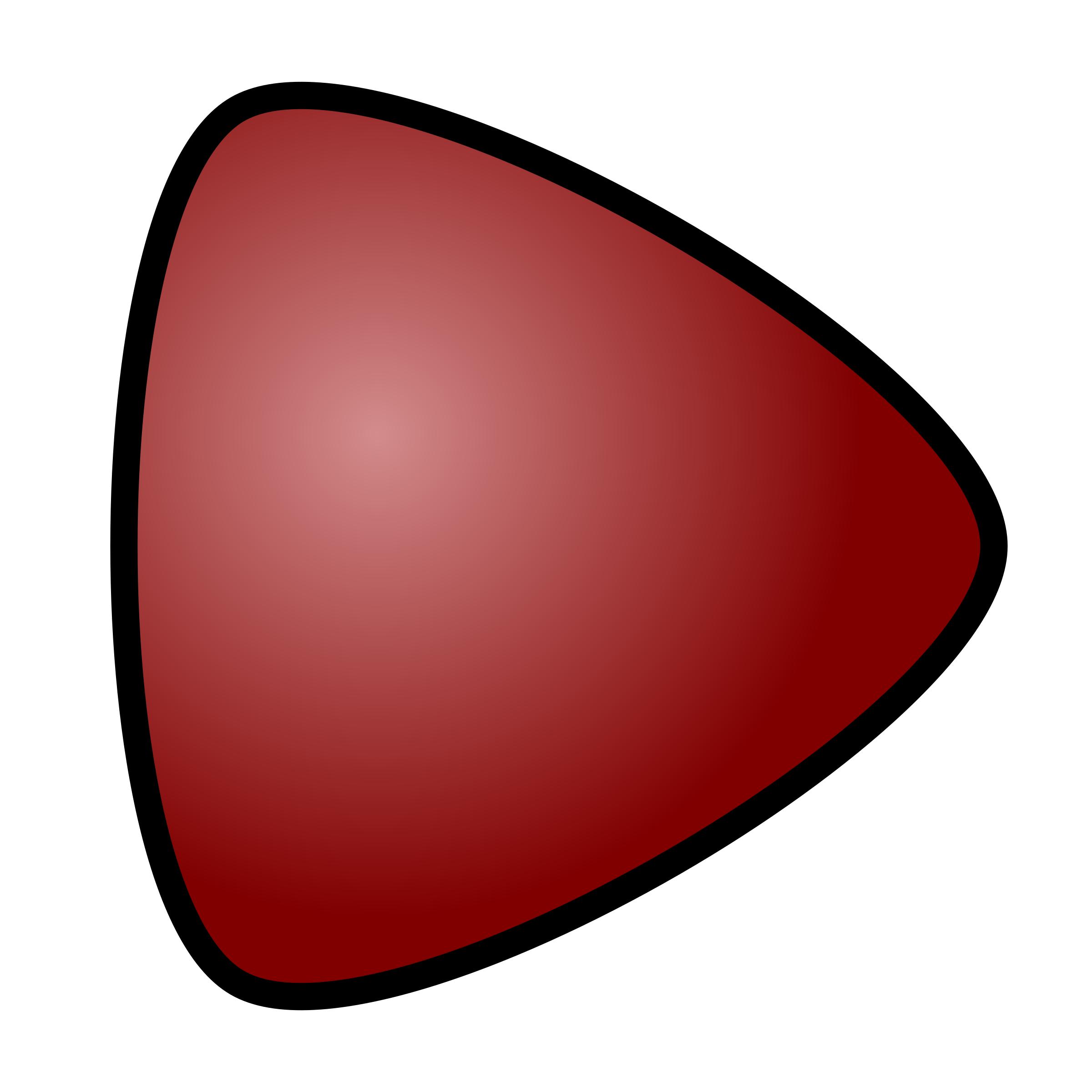 2400x2400 Play Button, Red, For Media Player Icons Png