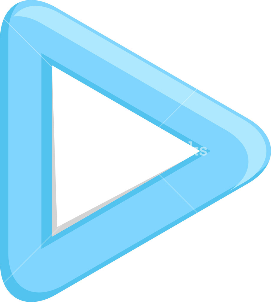 899x1000 Play Icon Royalty Free Stock Image