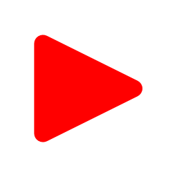 256x256 Free Red Play Icon