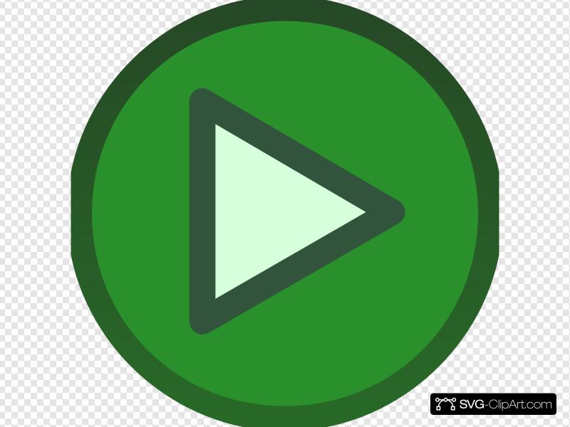 800x600 Green Plain Play Button Icon Clip Art, Icon