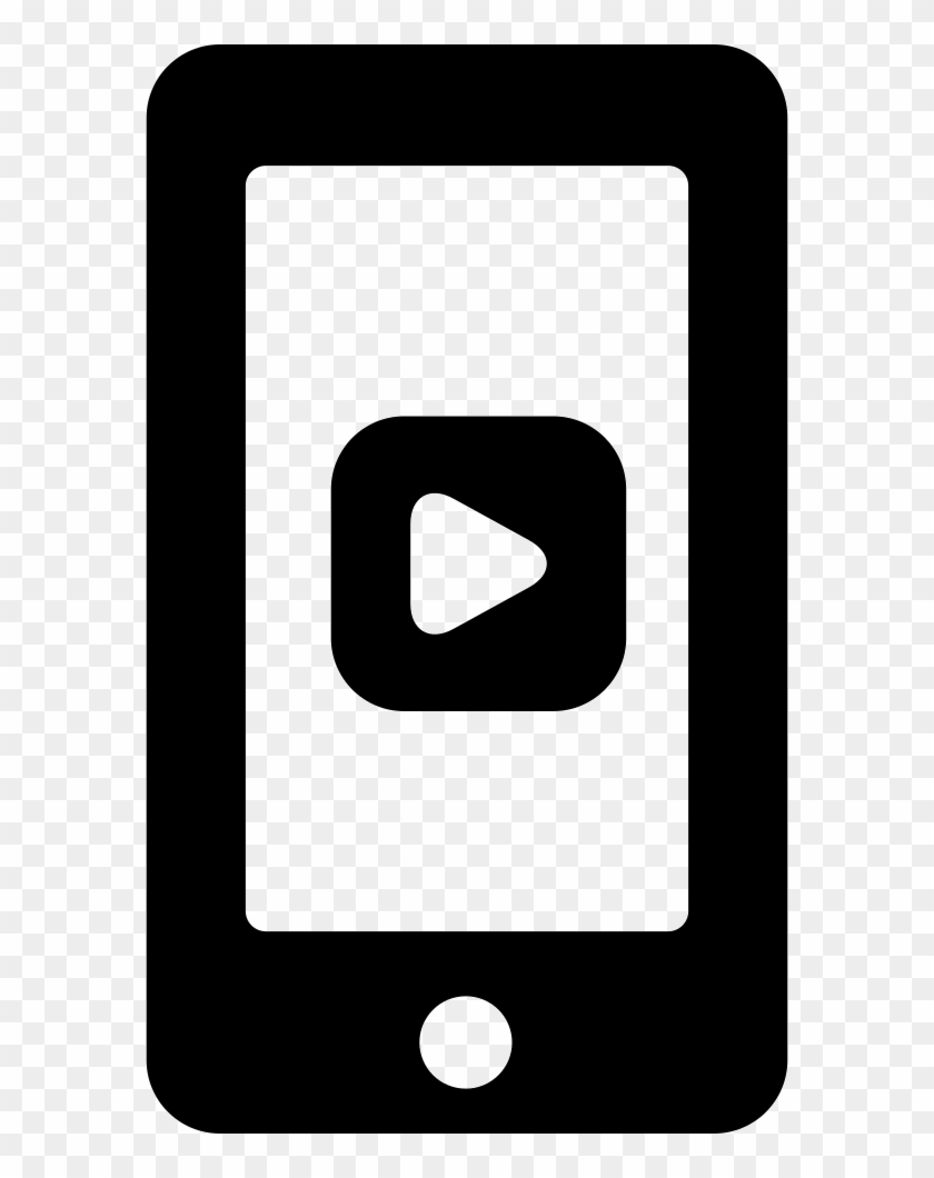 840x1060 Play Button On Phone Png Icon