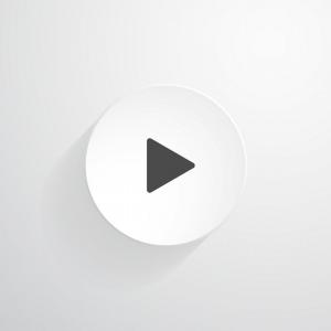 300x300 Photostock Vector Play Sign Illustration Vector White Icon