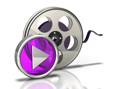 400x300 Movie Icon Play Illustration Of A Large Simple Film