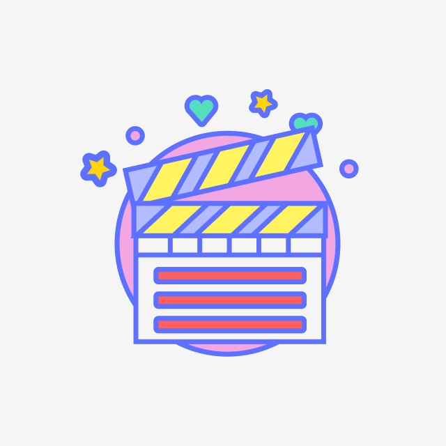 640x640 Movie Icon Projector Camera Geometric Decorative Element, Movie