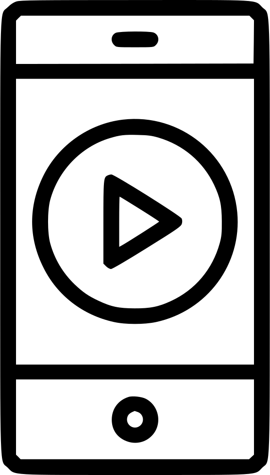 556x980 Phone Iphone Mobile Smartphone Movie Play Cinema Png Icon Free