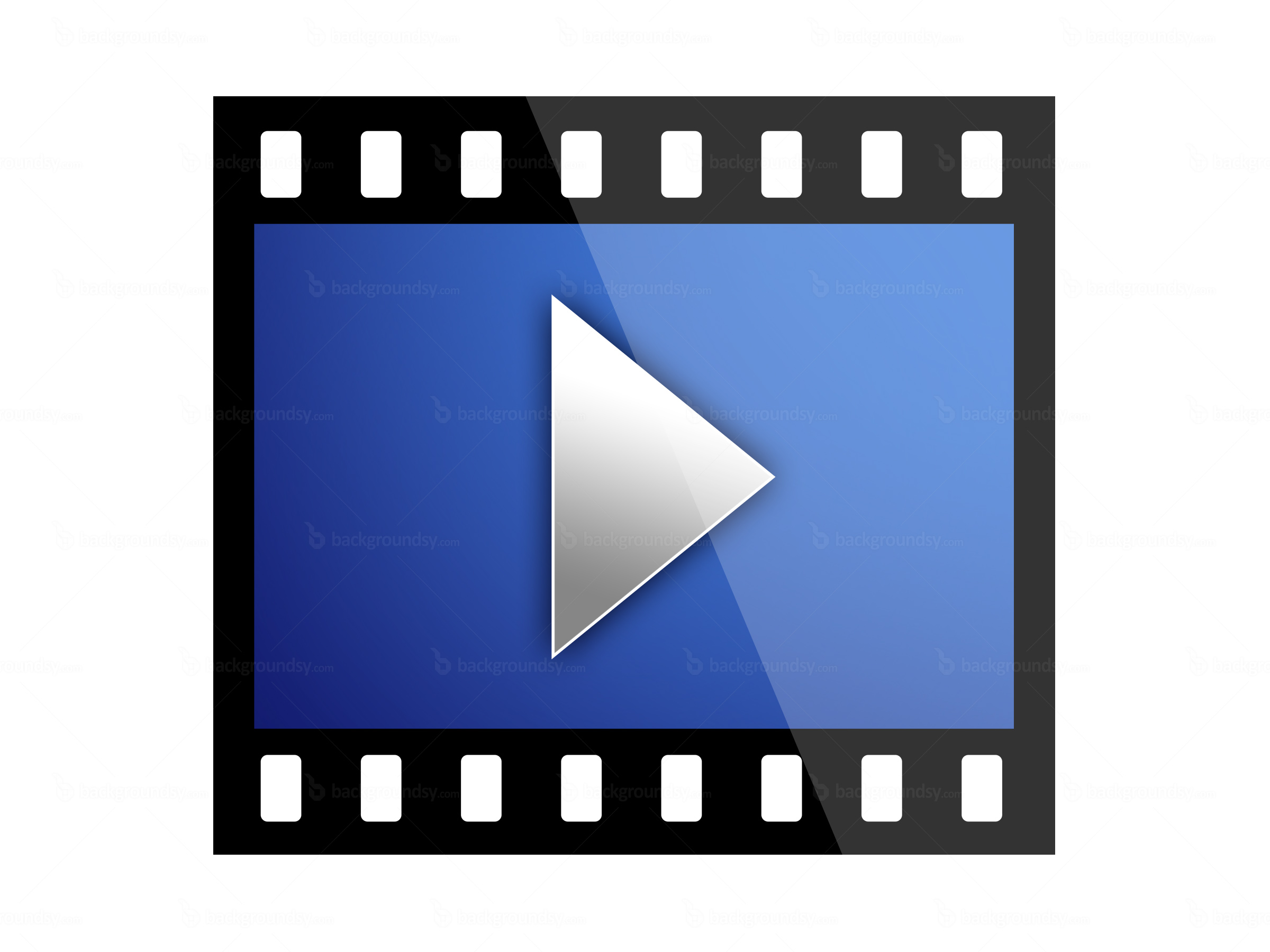 2400x1800 Film Frame Play Icon