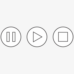 310x310 Red Stop Button Plan Clip Art