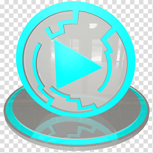 512x512 White And Turquoise Icon Set Mediaplayer Turq, Play Icon