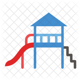 256x256 Playground Icon Of Flat Style