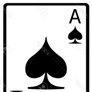 300x300 Playing Card Icon Casino Game Ace Poker Cards Vector Hoodamathrun