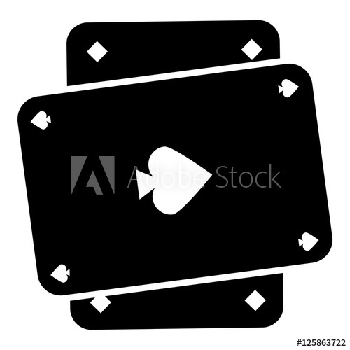 500x500 Playing Card Icon Simple Illustration Of Playing Card Vector Icon