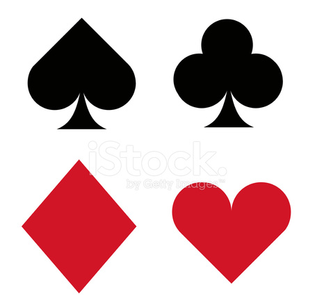 453x440 Vector Icon Set Of Playing Card Suits Stock Vector