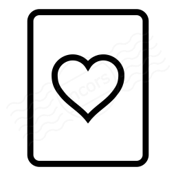 256x256 Iconexperience I Collection Playing Card Hearts Icon