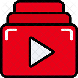256x256 Playlist Icon Of Colored Outline Style