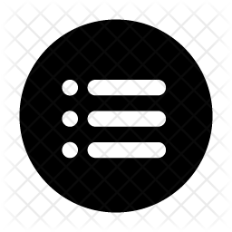 256x256 Playlist Icon Of Glyph Style