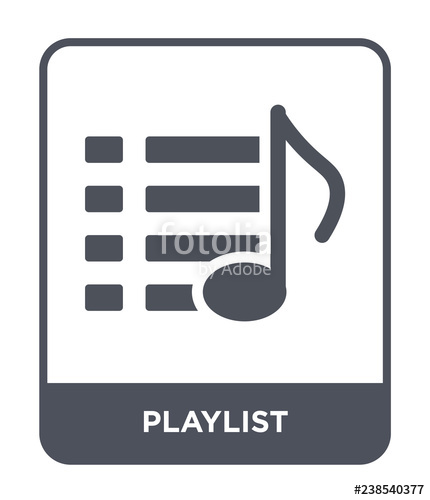430x500 Playlist Icon Vector Stock Image And Royalty Free Vector