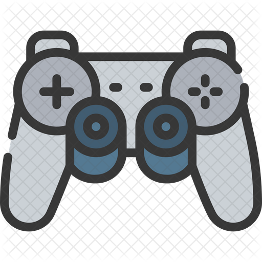 512x512 Playstation Icon Of Colored Outline Style