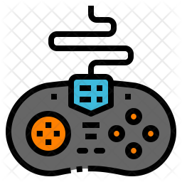 Game Controller Icon Of Colored Outline Style 256x256 Game Controller Icon Of Colored Outline Style