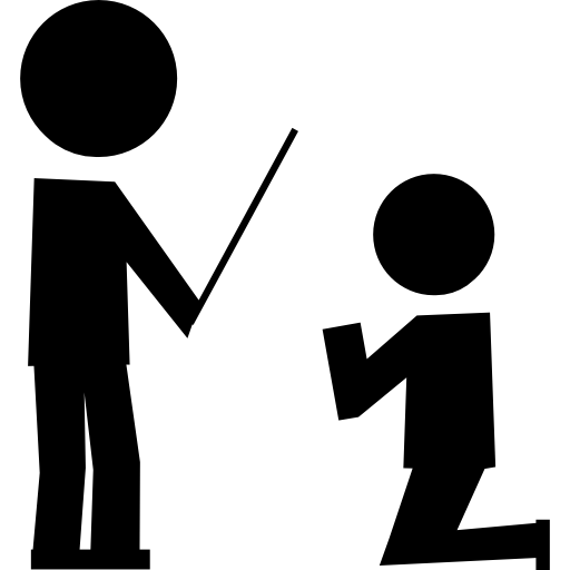 512x512 Student Asking For Pardon Of The Professor Icons Free Download