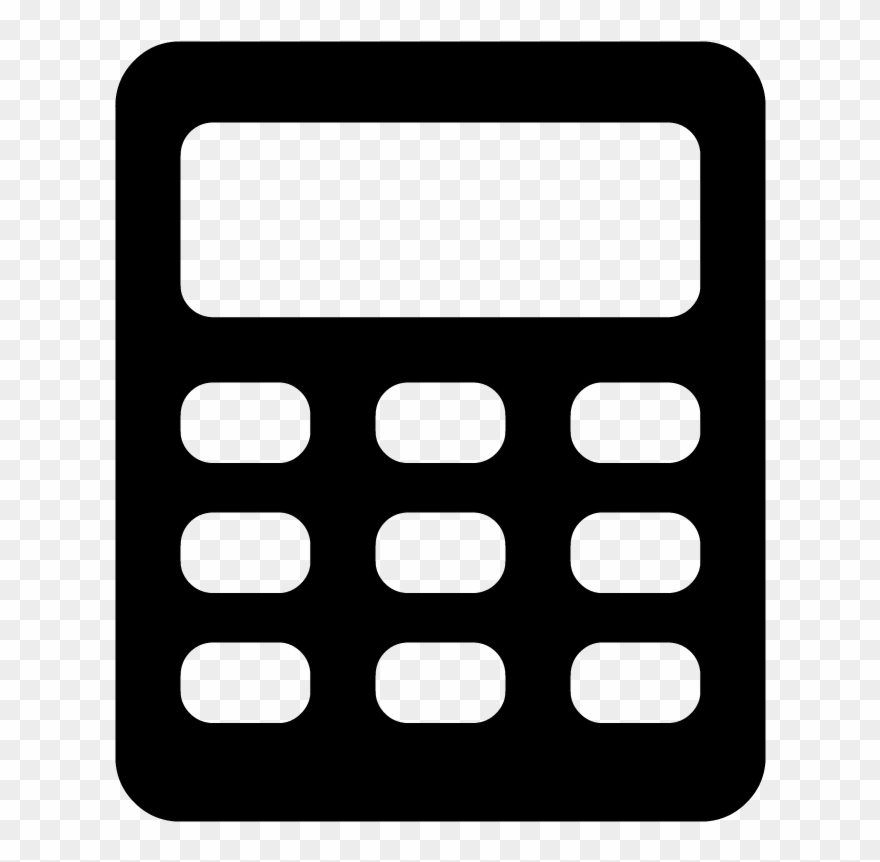 880x862 Calculator Clipart Vector Png