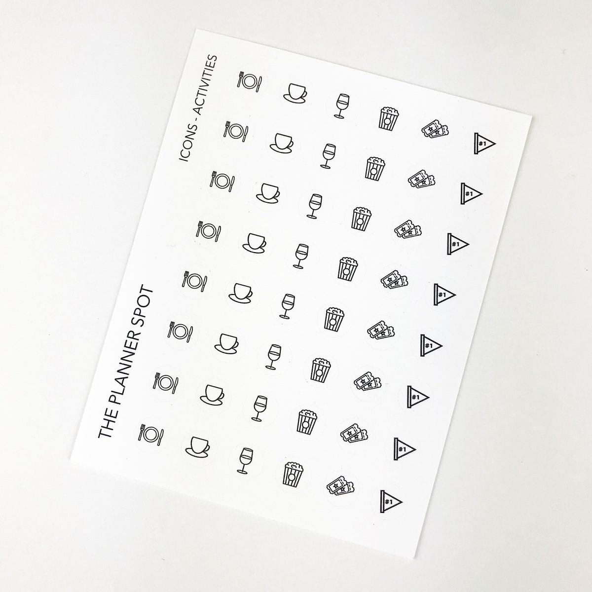 1200x1200 Icon Planner Stickers