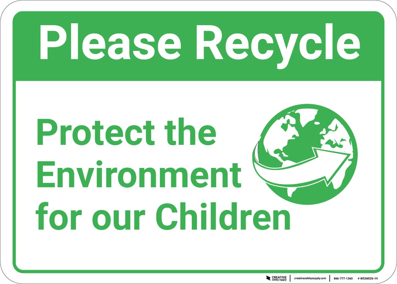 1280x915 Please Recycle Protect Environment Children World Arrow Icon